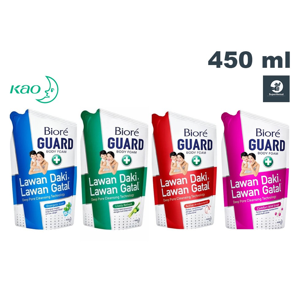 Sabun Mandi Biore Guard 450ml Refill